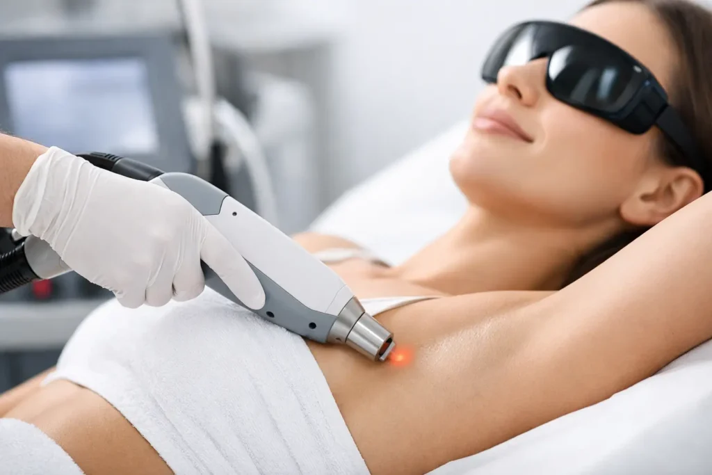 Epilazione laser alessandrite 755: come funziona
