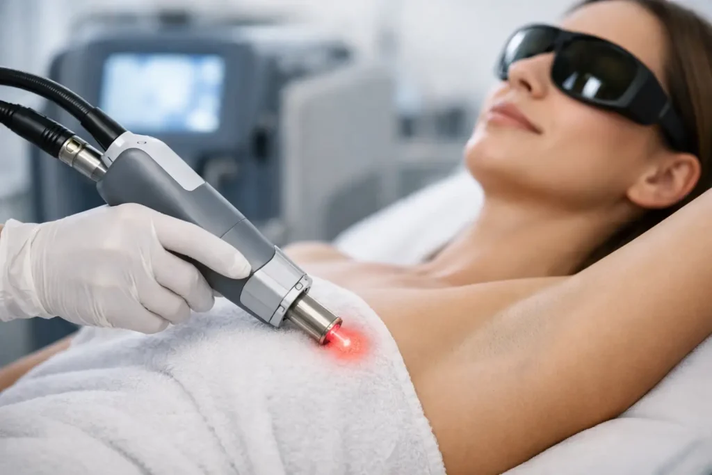 Come funziona il laser alessandrite a 755 nm