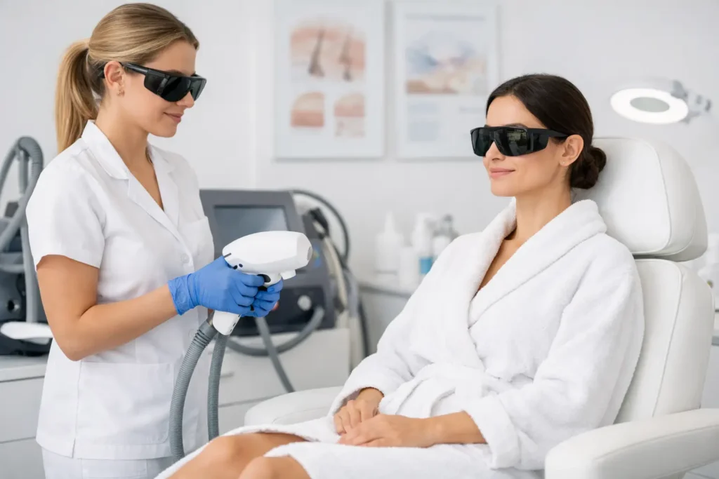 Epilazione laser glutei: come funziona