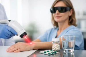 Laser durante terapia antibiotica: si può fare?